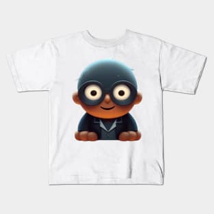 boy with glasses Kids T-Shirt